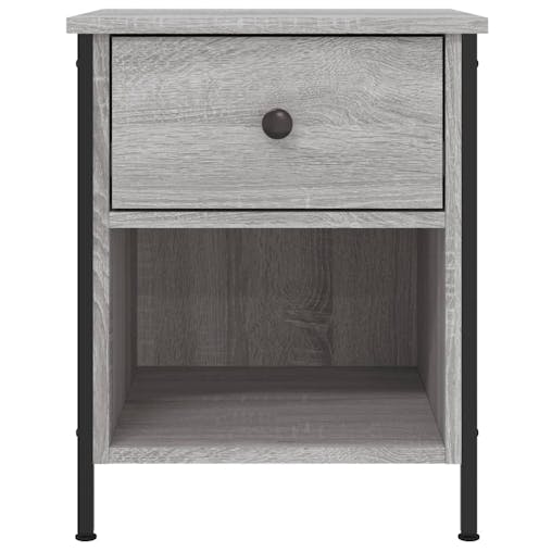 NNEVL Bedside Cabinets 2 pcs Grey Sonoma 40x42x50 cm Engineered Wood