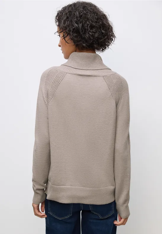 Pullover mit Stehkragen