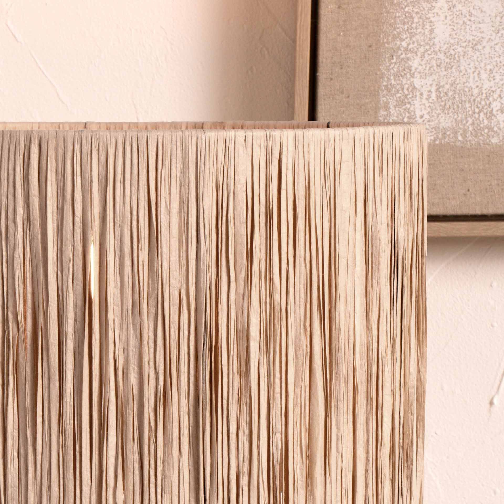 Ruma Natural Raffia Cylinder Lampshade for Table Lamps and Floor Lamps