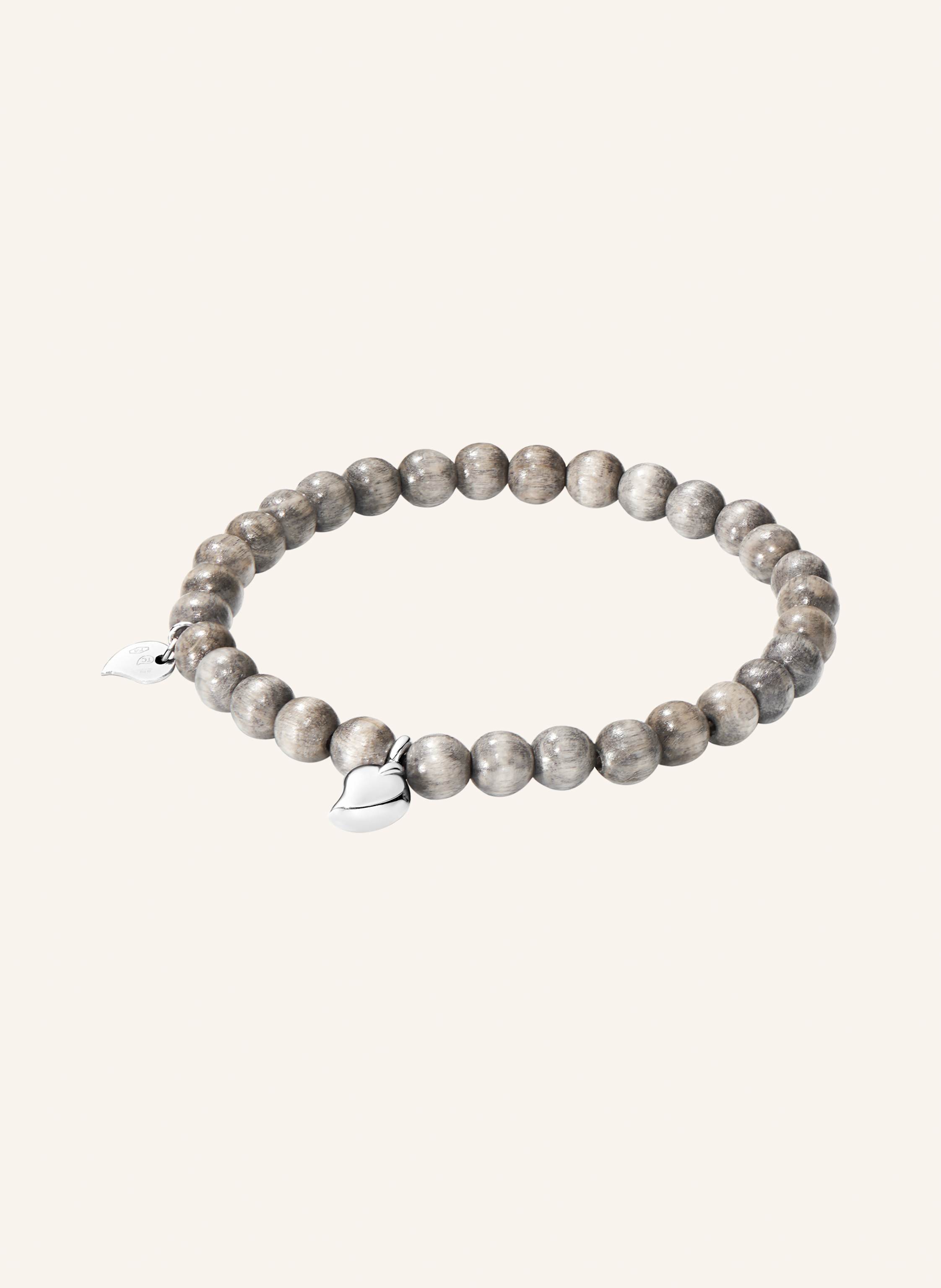 TAMARA COMOLLI Armband BRACELET INDIA GREYWOOD DROP MEDIUM Greywood 18K Weißgold