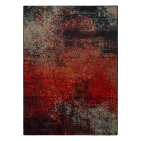Dywan wełniany OMEGA TOGO abstrakcja red czerwony 170x235 cm