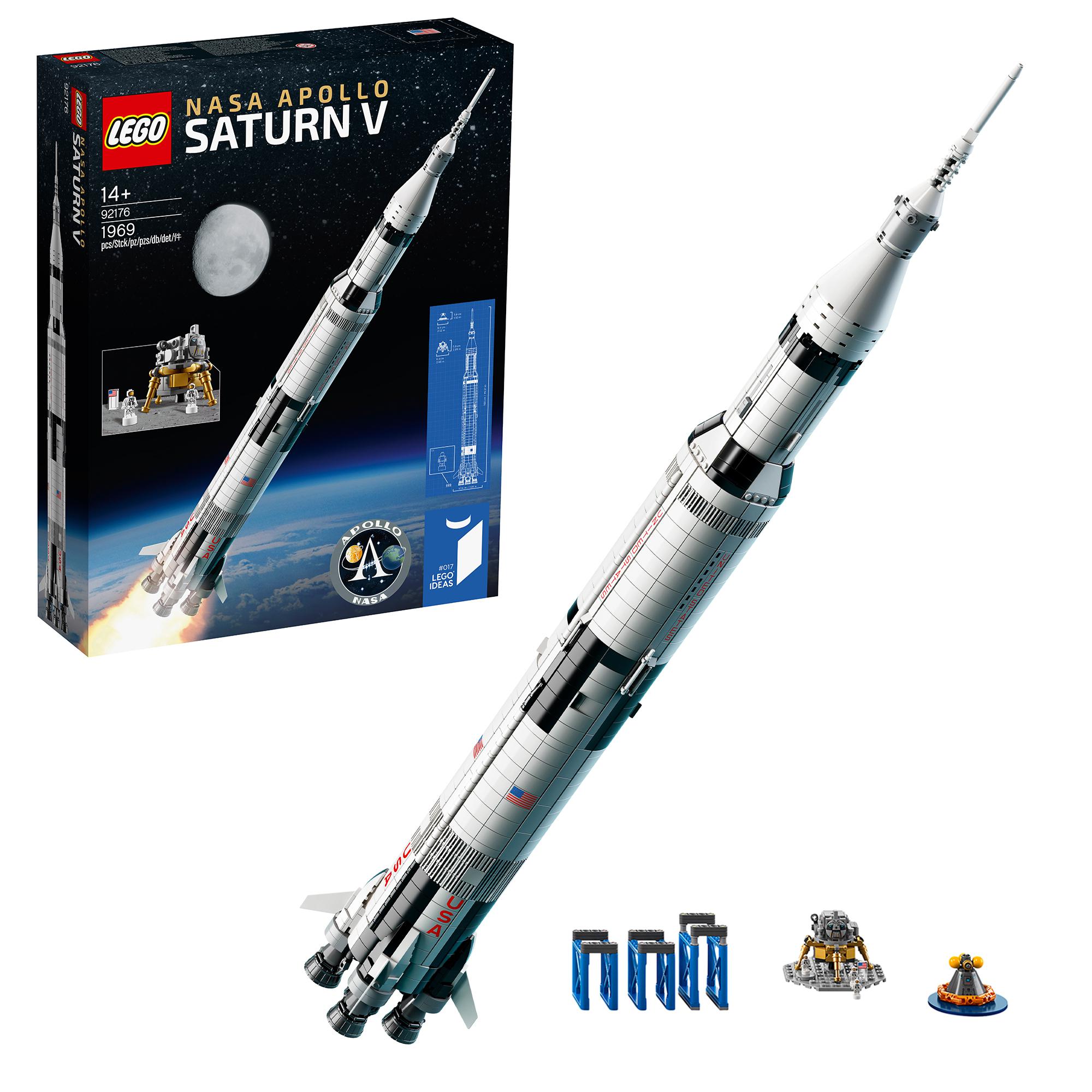Klocki LEGO Ideas Zestaw Rakieta NASA Apollo Saturn V 92176