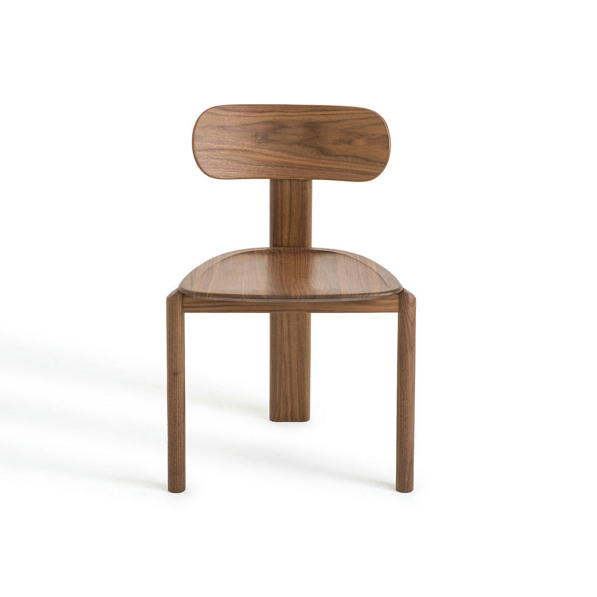 Chaise noyer, Marais, design E. Gallina