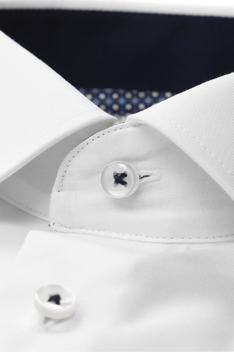 ETERNA Dynamic Cotton Modern Fit Hemd weiss, Einfarbig