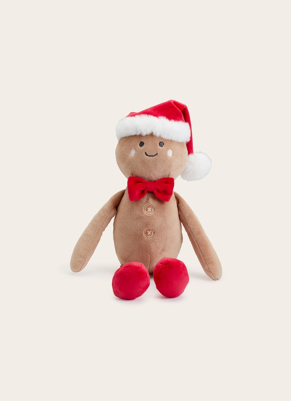 PELUCHE BONHOMME DE PAIN D'ÉPICE MARRON