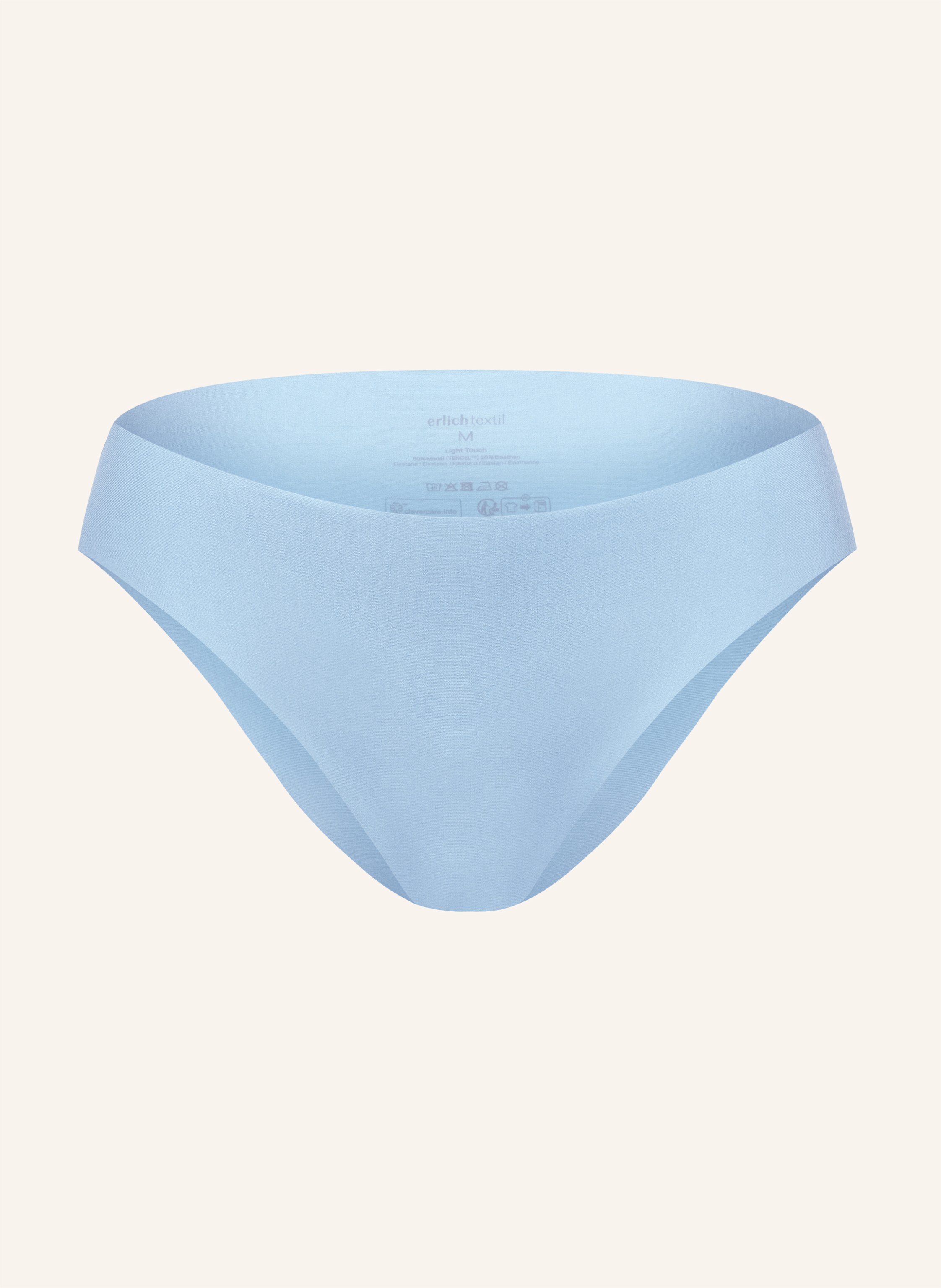 erlich textil 3er Pack Light Touch Brazil Slip mit weichem Modal - nahtlose Kanten