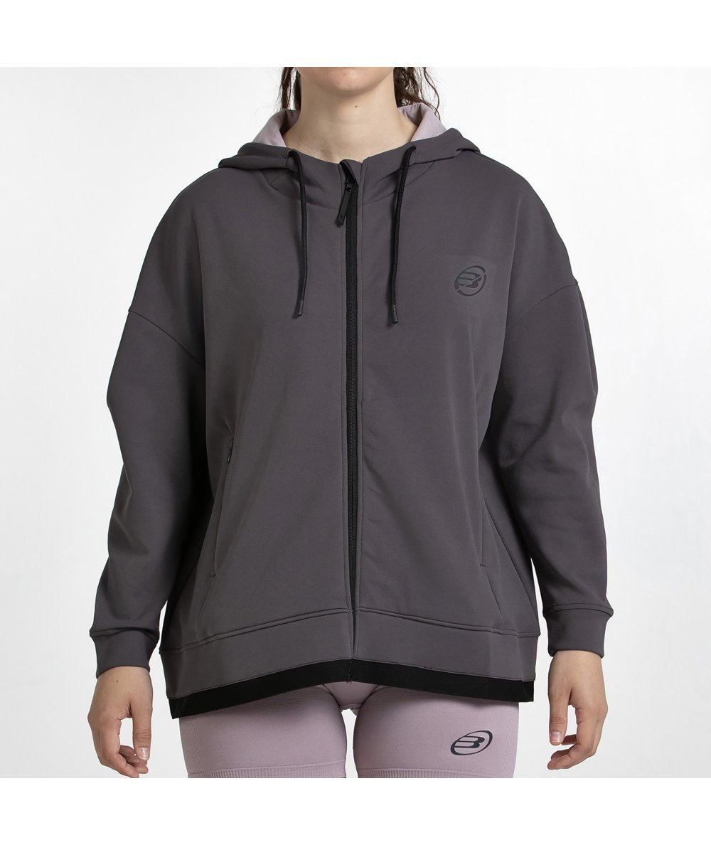 SUDADERA BULLPADEL VIDEL ANTRACITA