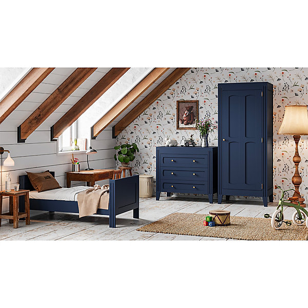 Commode 3 tiroirs Vox Milenne Bleu
