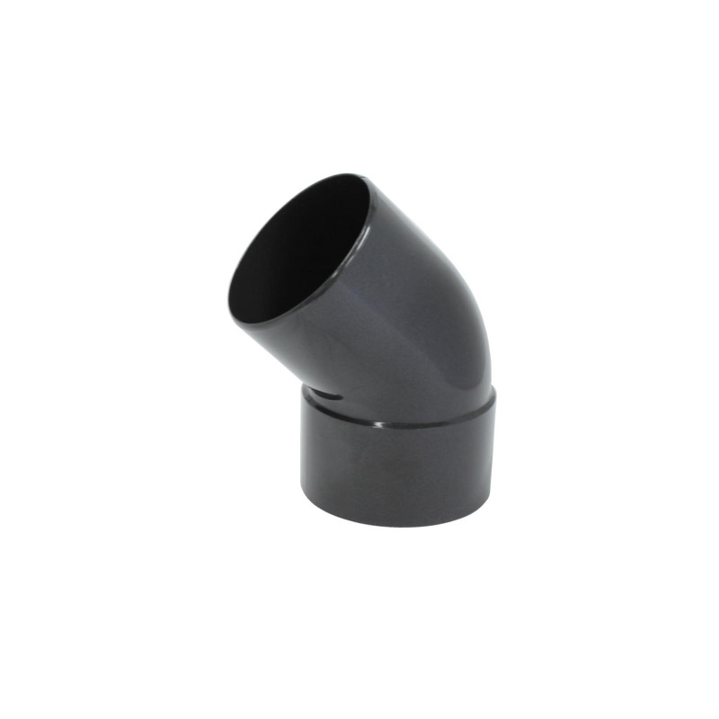 Coude pour système d'eau de pluie M/F 45° anthracite Ø 80 mm SCALA