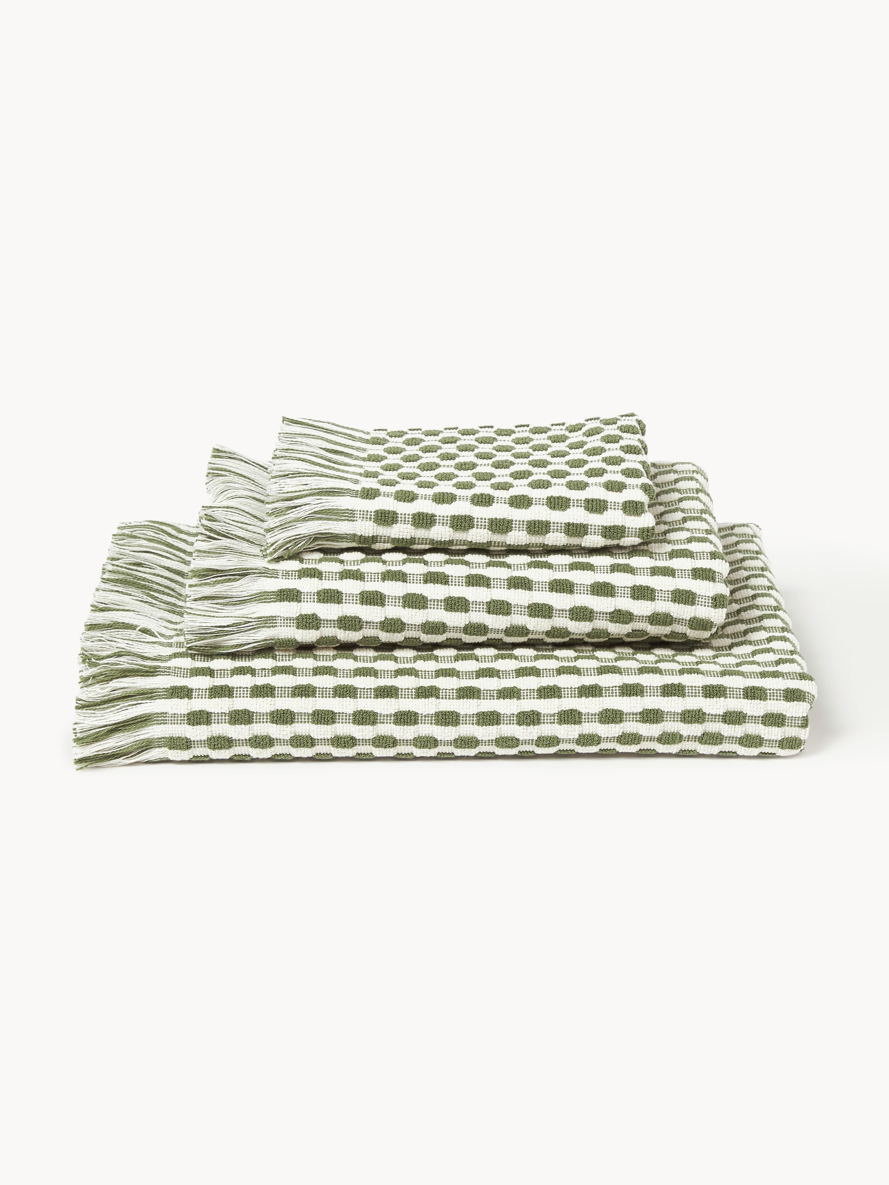 Hoch-Tief Handtuch-Set Juniper, in verschiedenen Setgrößen