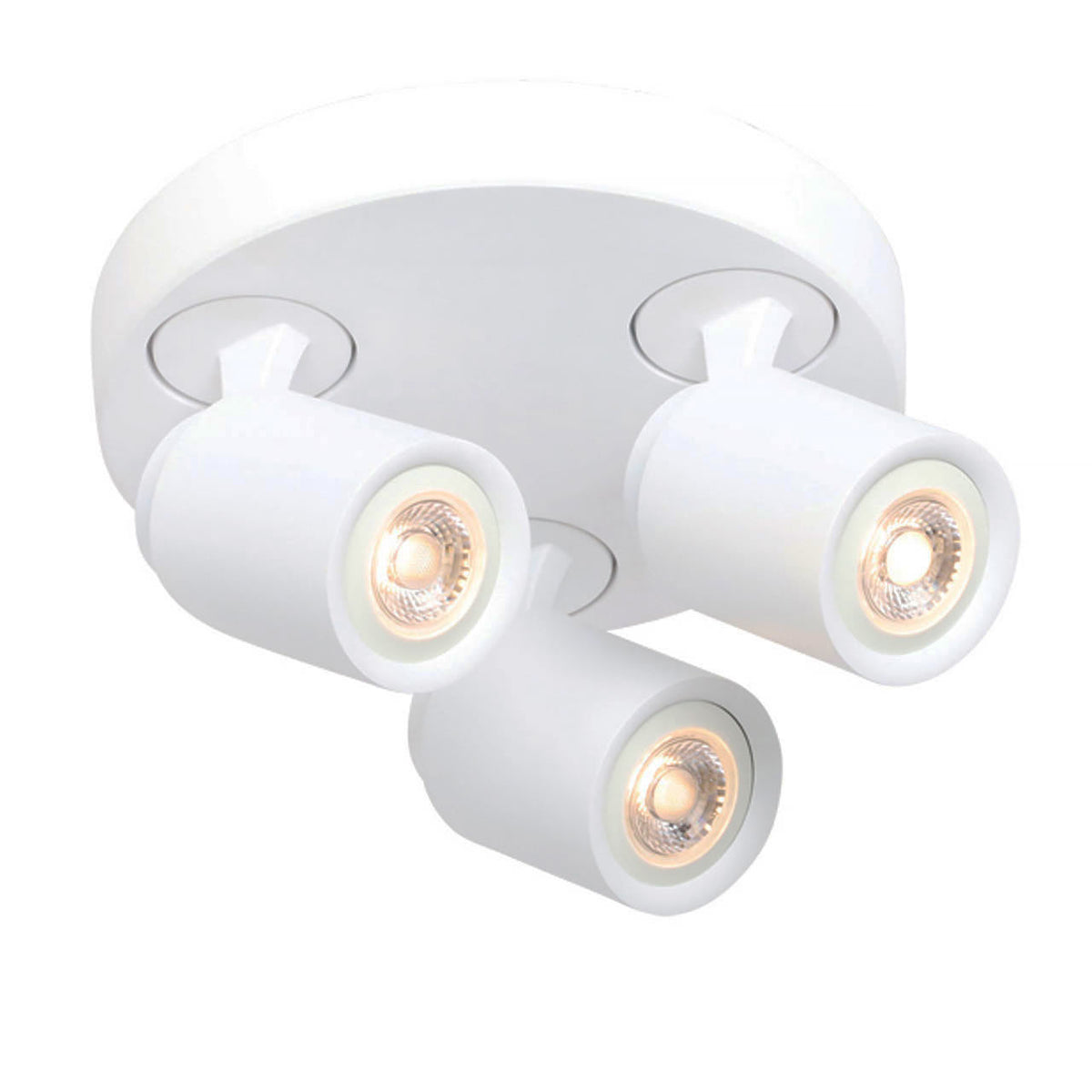 Freelight spot Razza - 3 lichts - 21 x 14  cm - wit
