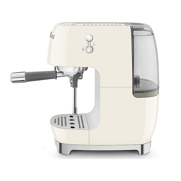Machine à café expresso crème Smeg ECF03CREU années 50