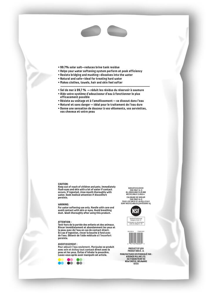 Certified Water Softener Salt, 20-kg