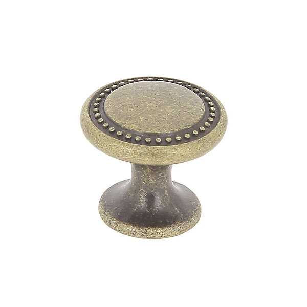 Bouton de meuble arrondi Azereg or ⌀.25mm x L.25mm