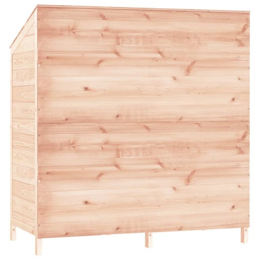 NNEVL Garden Shed 102x52x112 cm Solid Wood Fir