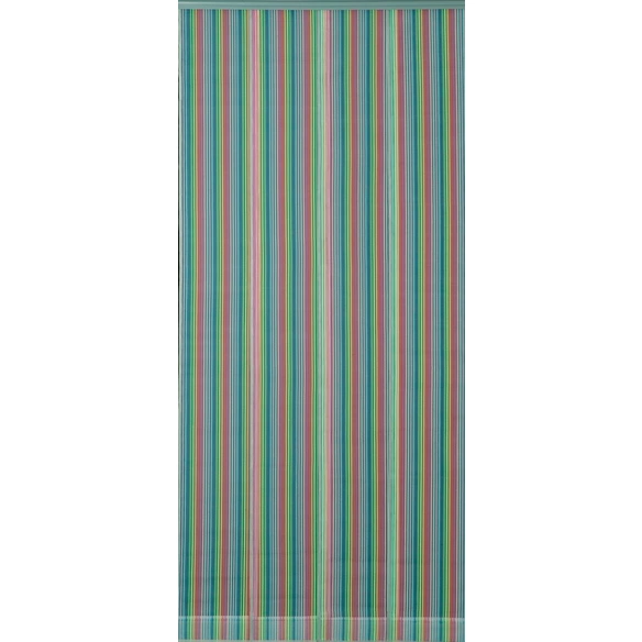 Türvorhang, grau/bunt, Polyester