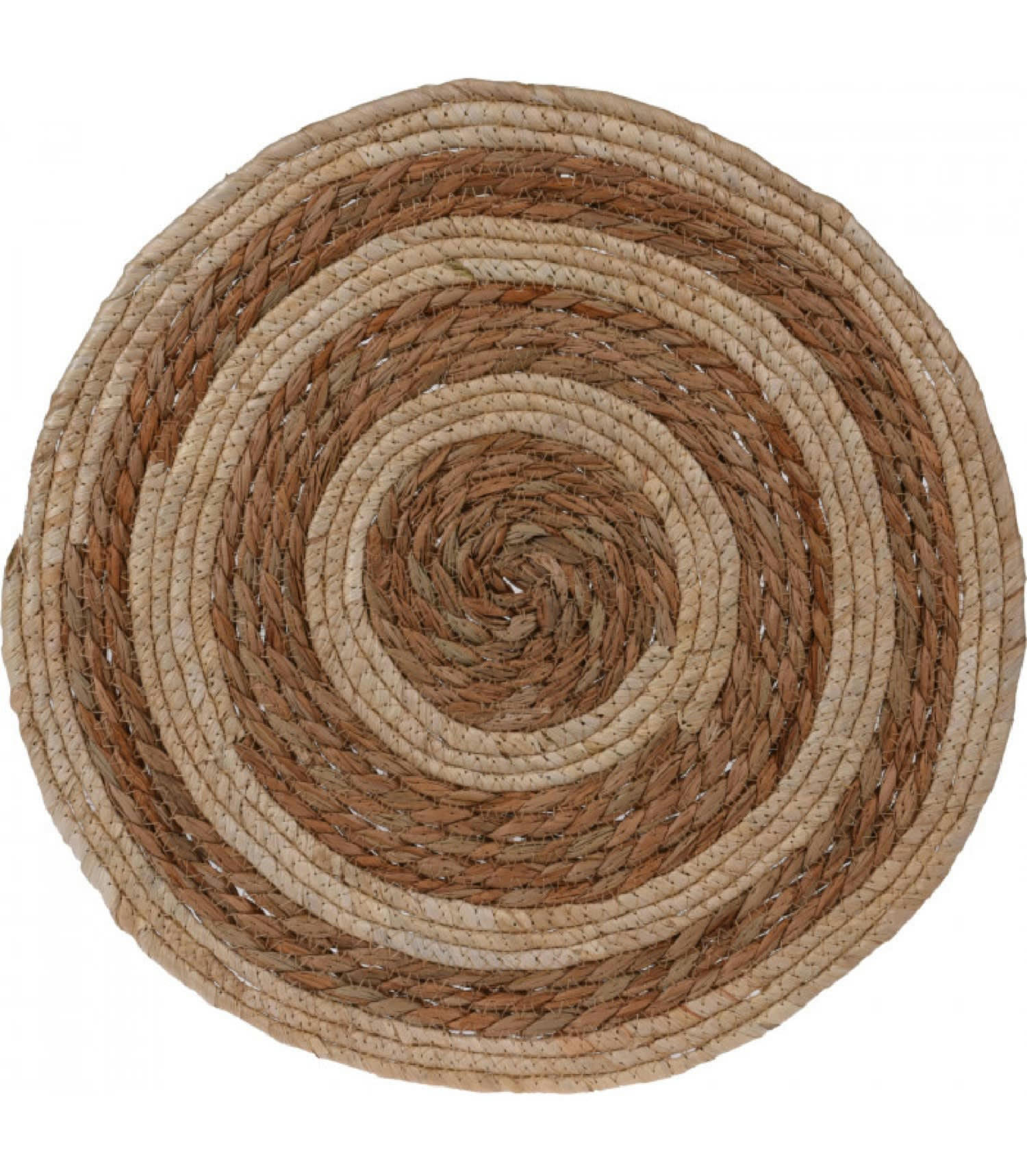 FIBRE - Set de table rond tressé fibres naturelles D38