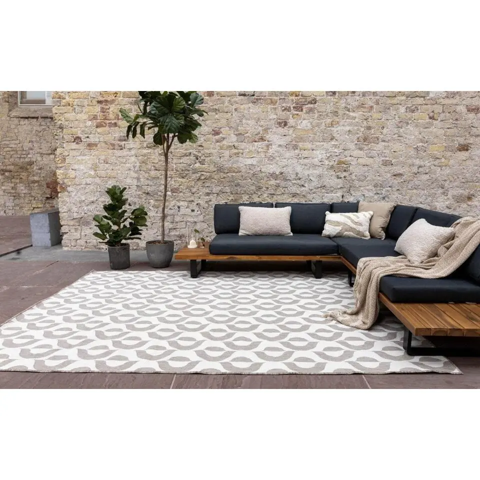 Eva Interior Buitenkleed Esta Naturel/wit - 340 x 240 cm