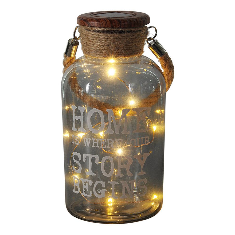 SOLCELLELAMPE GLOBO GLASSBOKS HOME