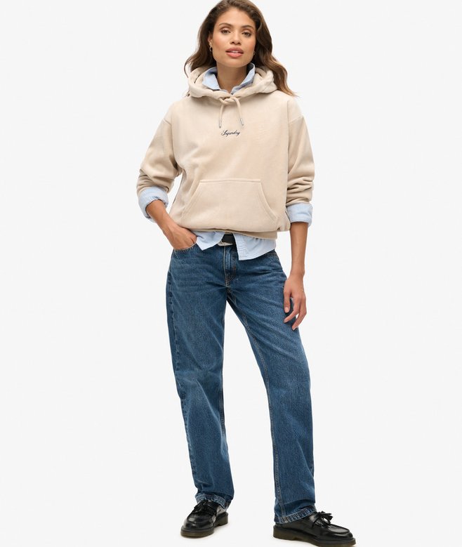 Country Club Velour Loose Hoodie