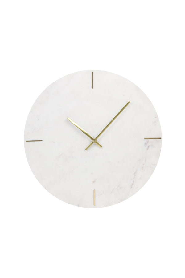 Light & Living klok MORENO - 43x2x43cm - wit