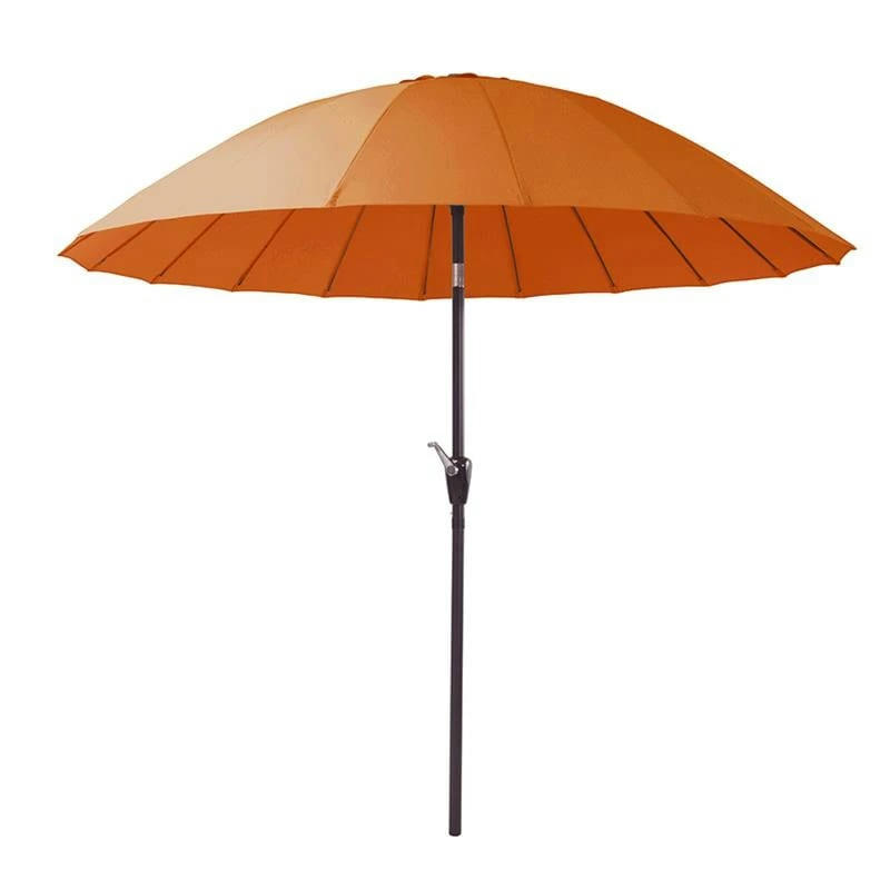 ATLANTA - Parasol de jardin avec mât central orange