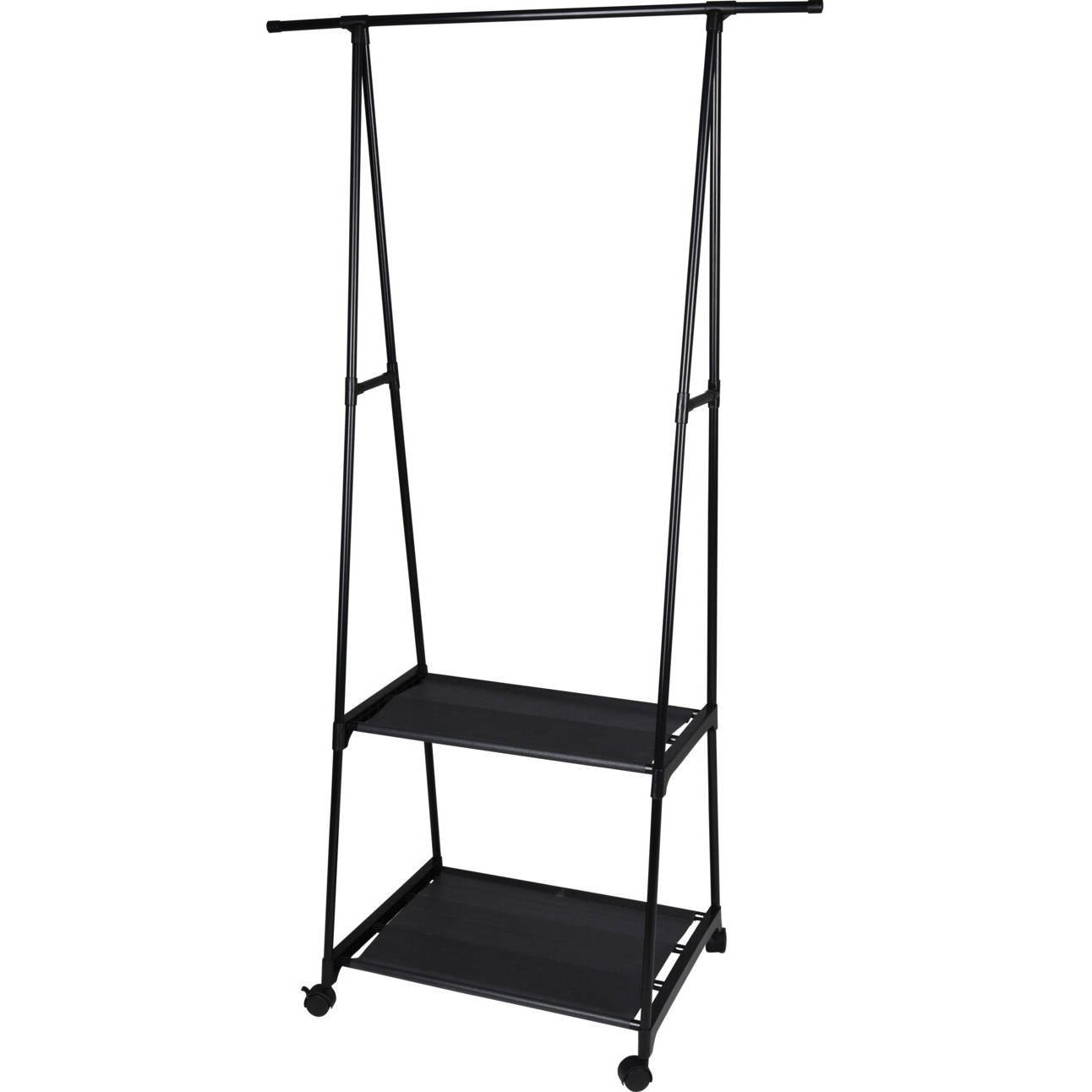 Wieszak stojący na ubrania z szafką na buty, 55 - 88x45x157