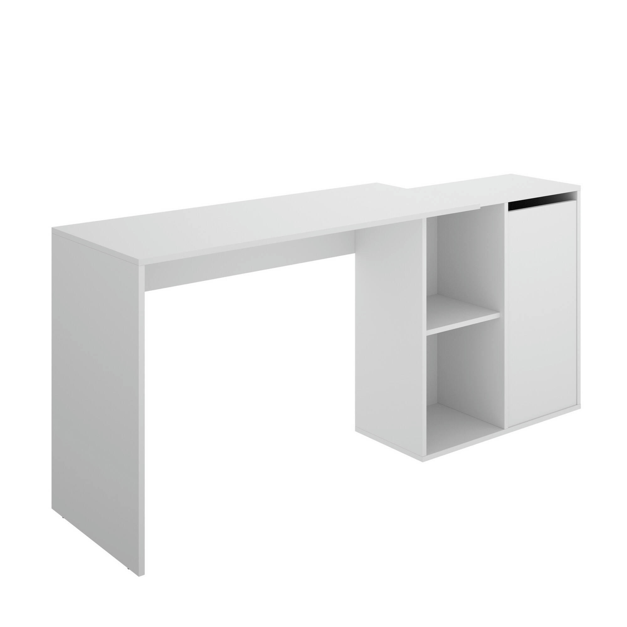 DDANZ - Bureau effet en bois blanc