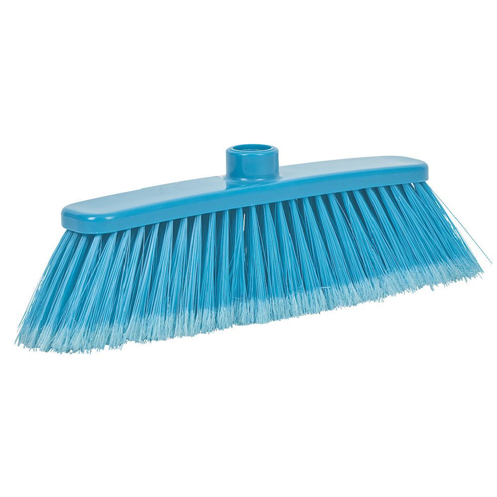 Tête de balai droit en vinyle bleu turquoise