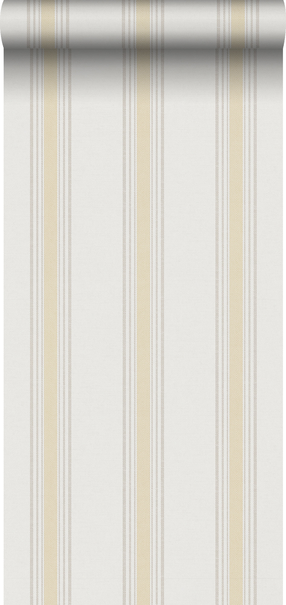 Sanders & Sanders behang strepen geel en beige - 53 cm x 10 m - 640207
