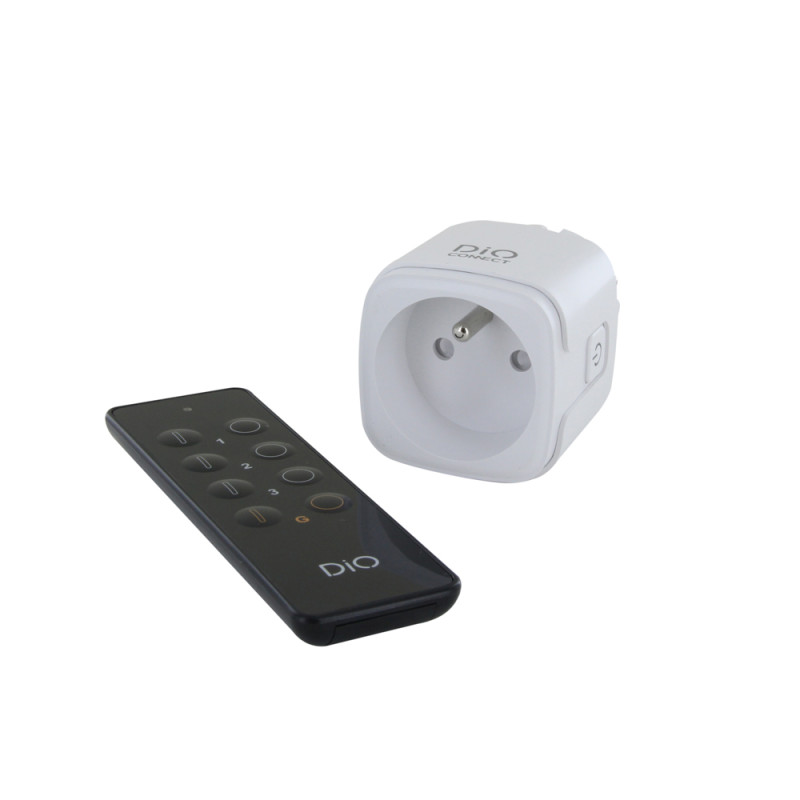 Prise connectée avec télécommande 16 A 3600 W DIO