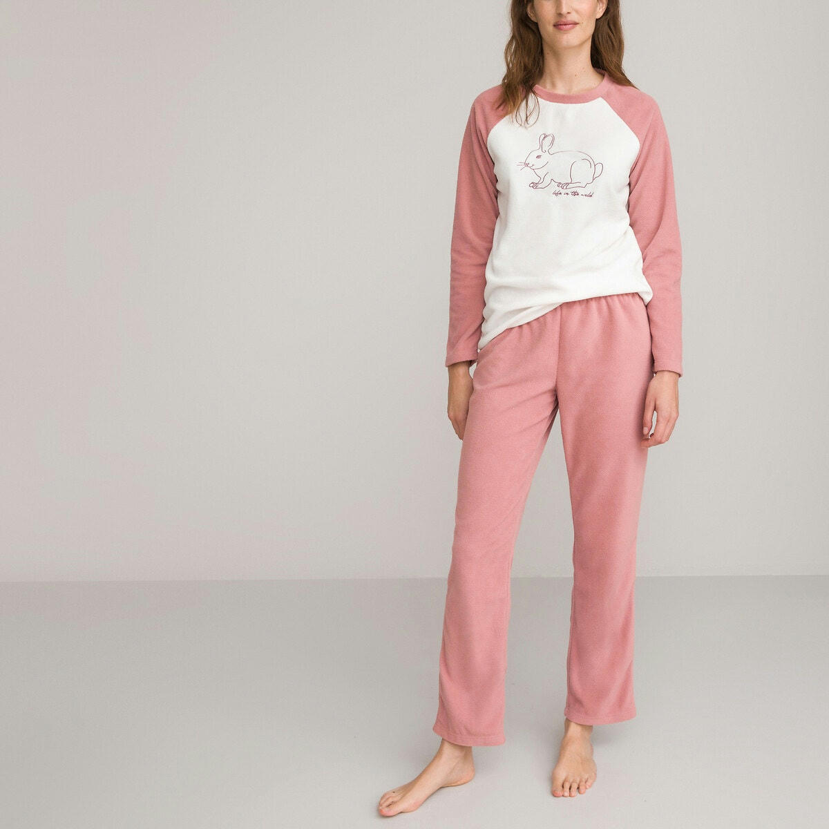Pyjama en maille micro polaire