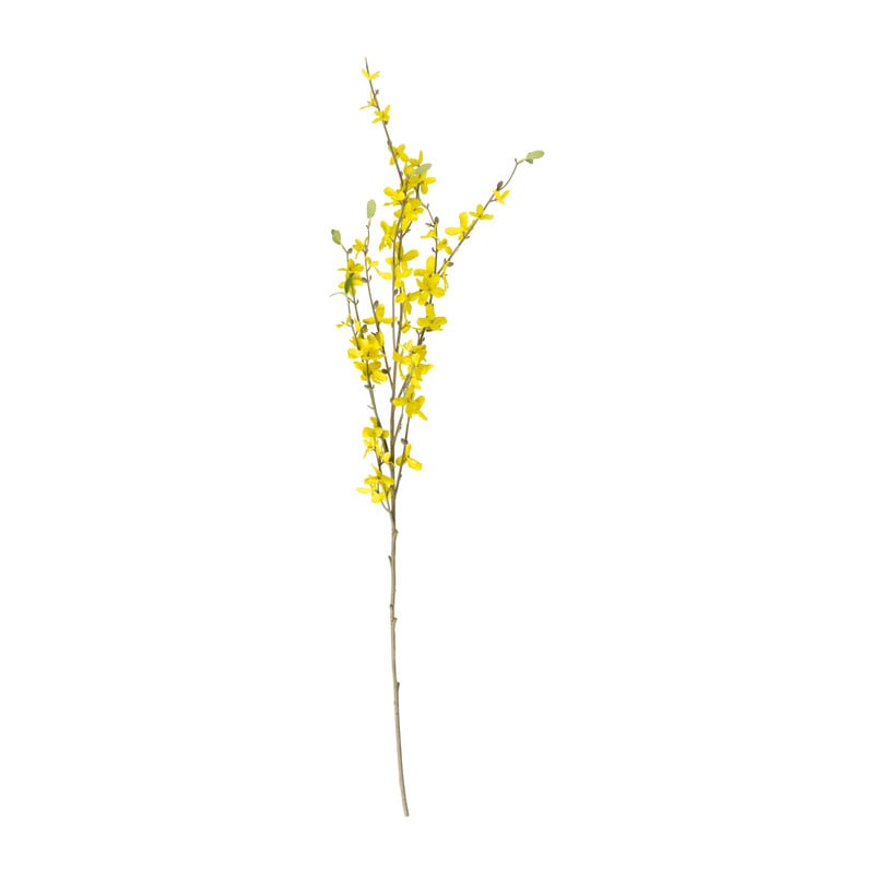Kunstbloem forsythia - geel - 100 cm