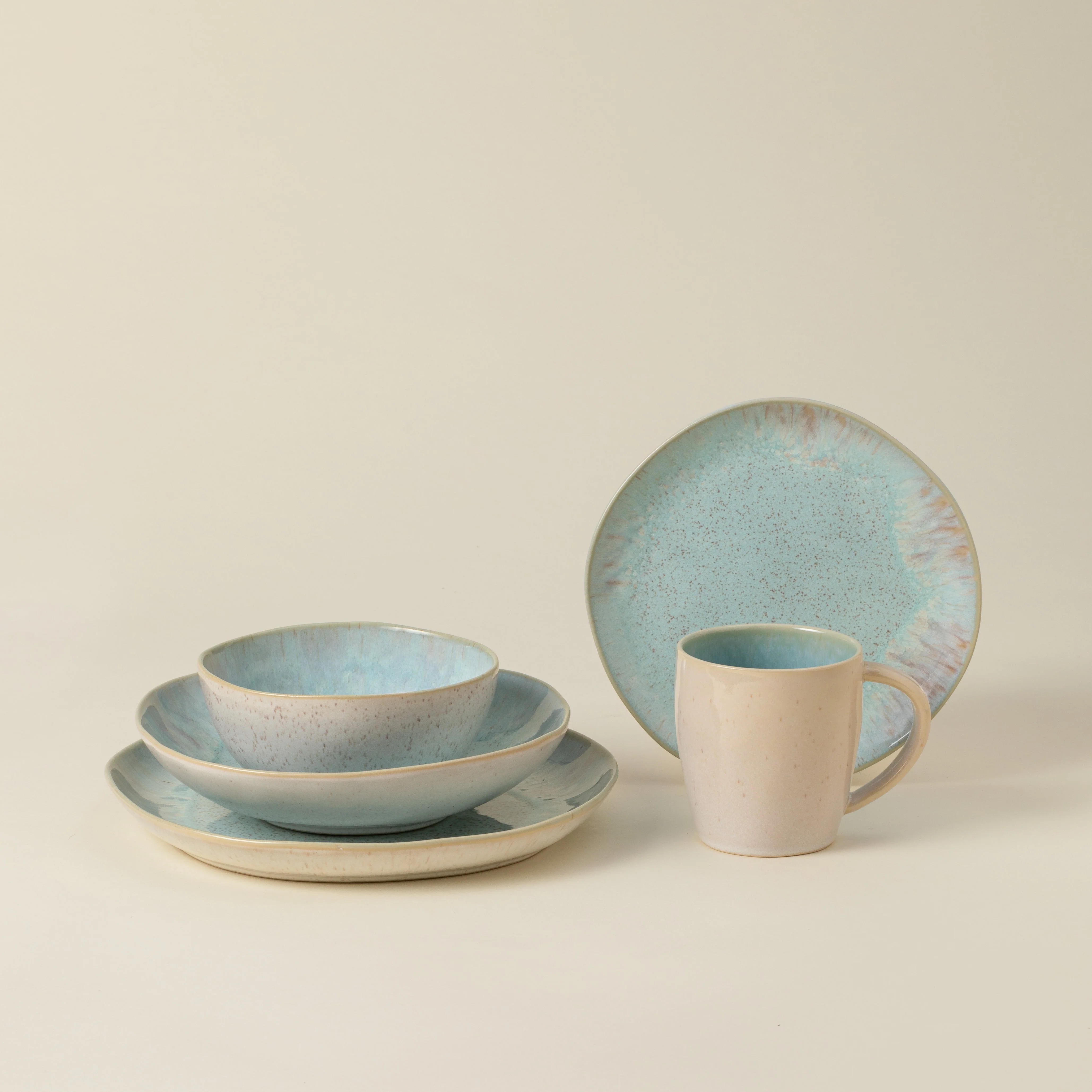 5-Piece Dinnerware Set Eivissa, Casafina by COSTA NOVA