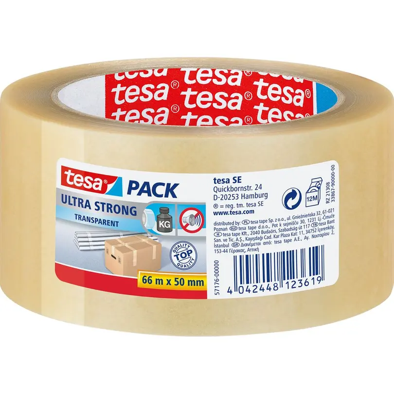 Klebeband Packband PVC trsp. 66:50 pack ultra strong