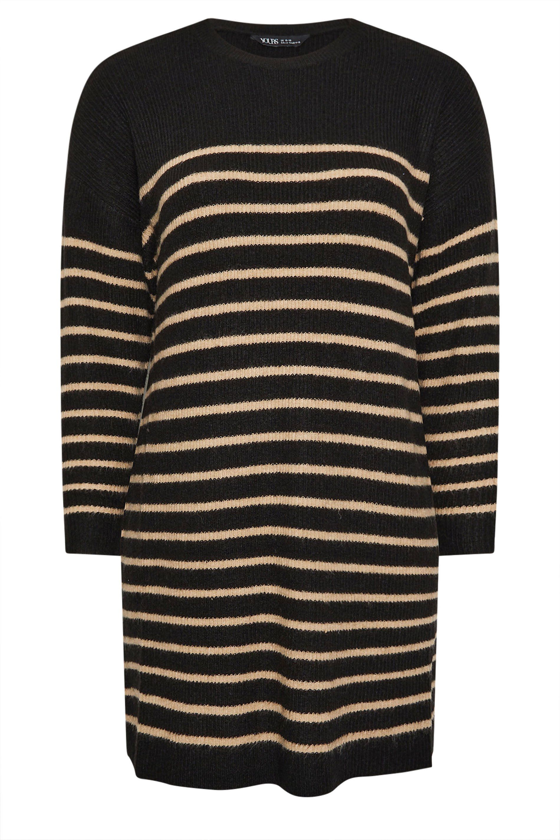Yours Knitted Striped Dress