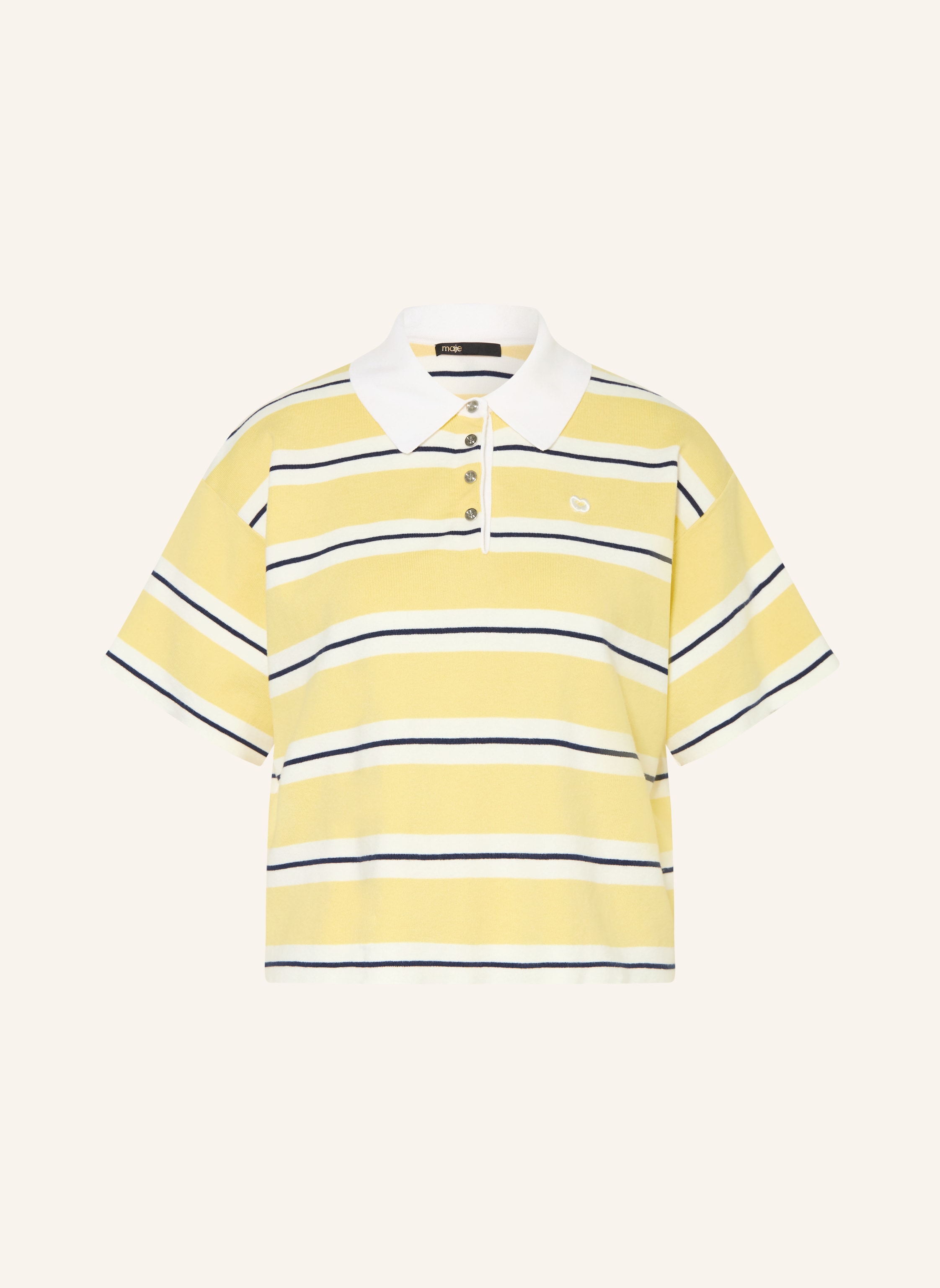 maje Strick-Poloshirt