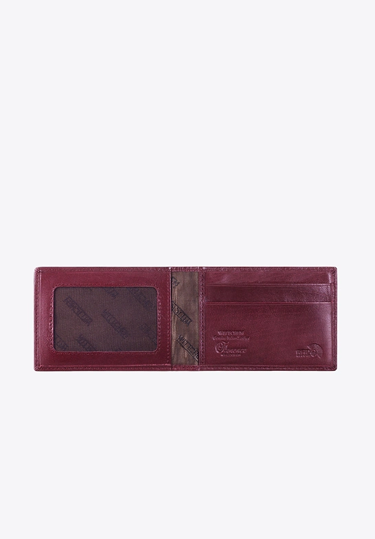 Etui na karty kredytowe bordowe