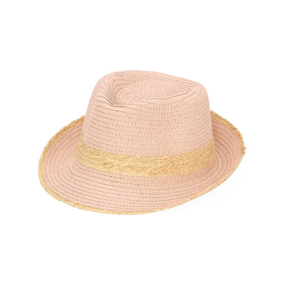 Hut »Eleonor«, beige, naturfarb. Band