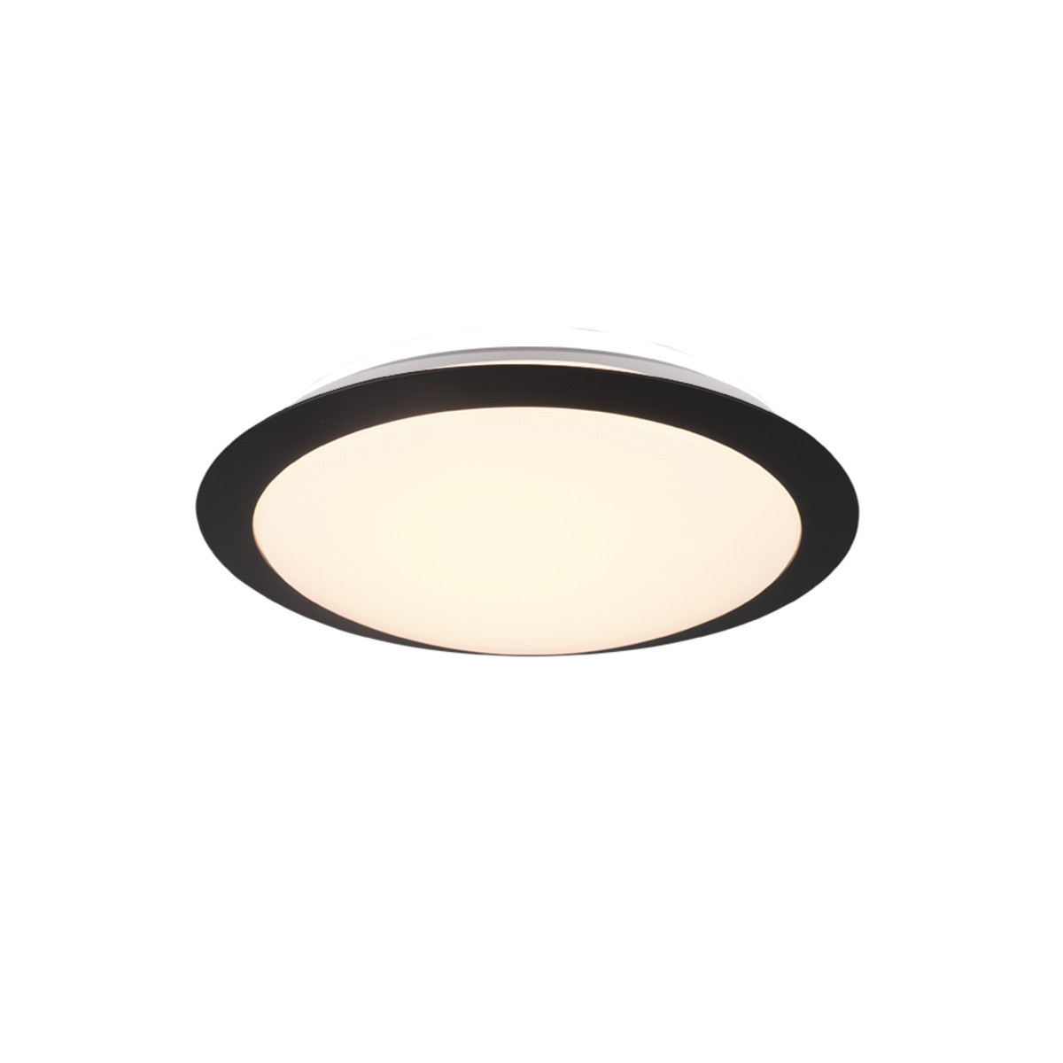 Plafon UMBERTOokrągły czarno-biały LED 1x12W 29cm 1160lm IP44 Trio