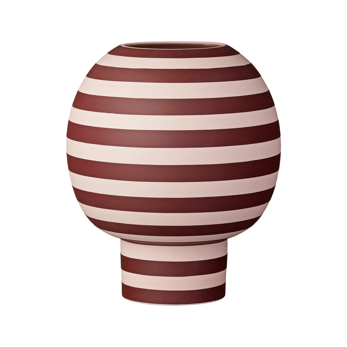 AYTM - Varia Sculptural Vase, Ø 15 x H 30 cm, dusty green / forest