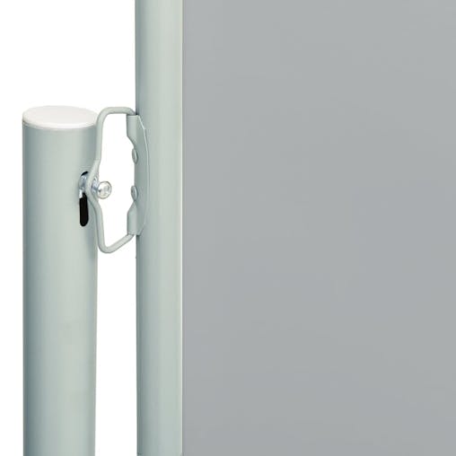 NNEVL Patio Retractable Side Awning 220x600 cm Grey