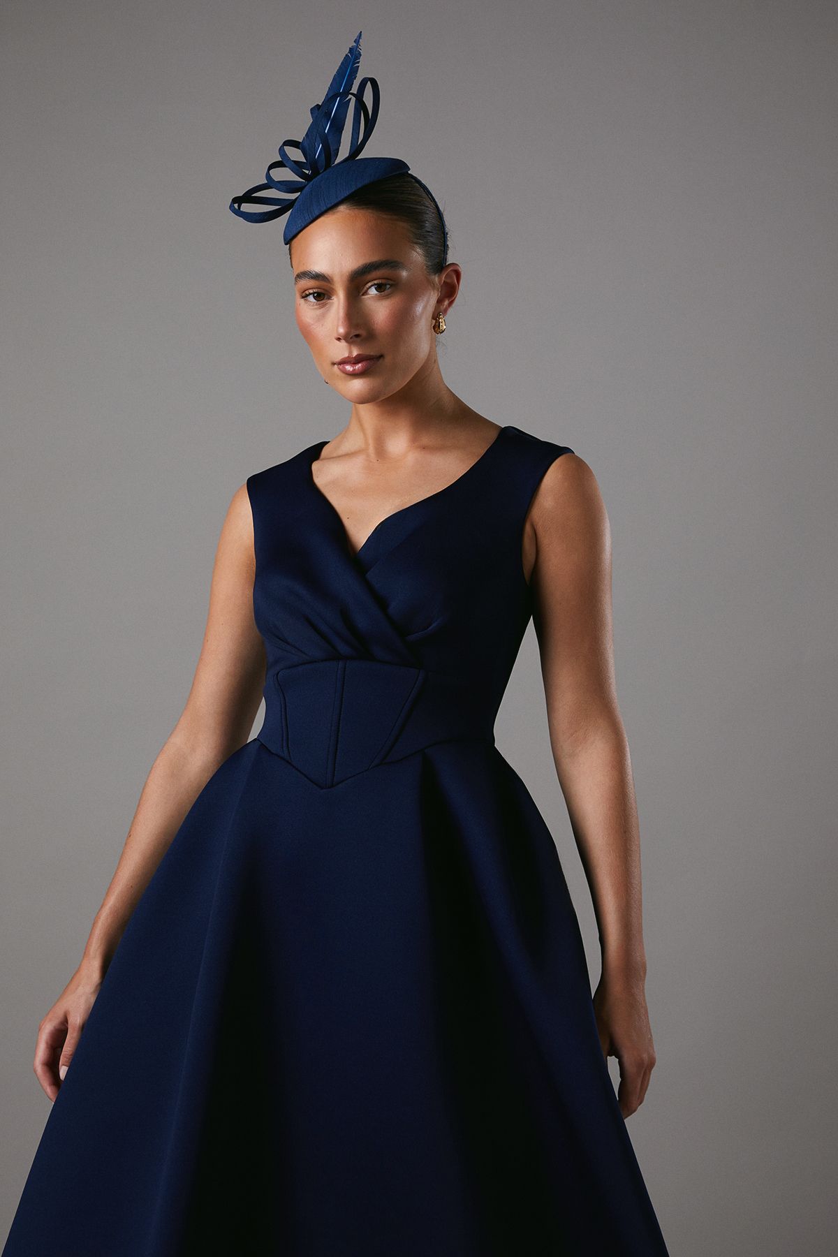 Coast Bardot Scuba Midi Dress