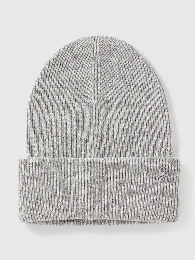 Wool blend hat