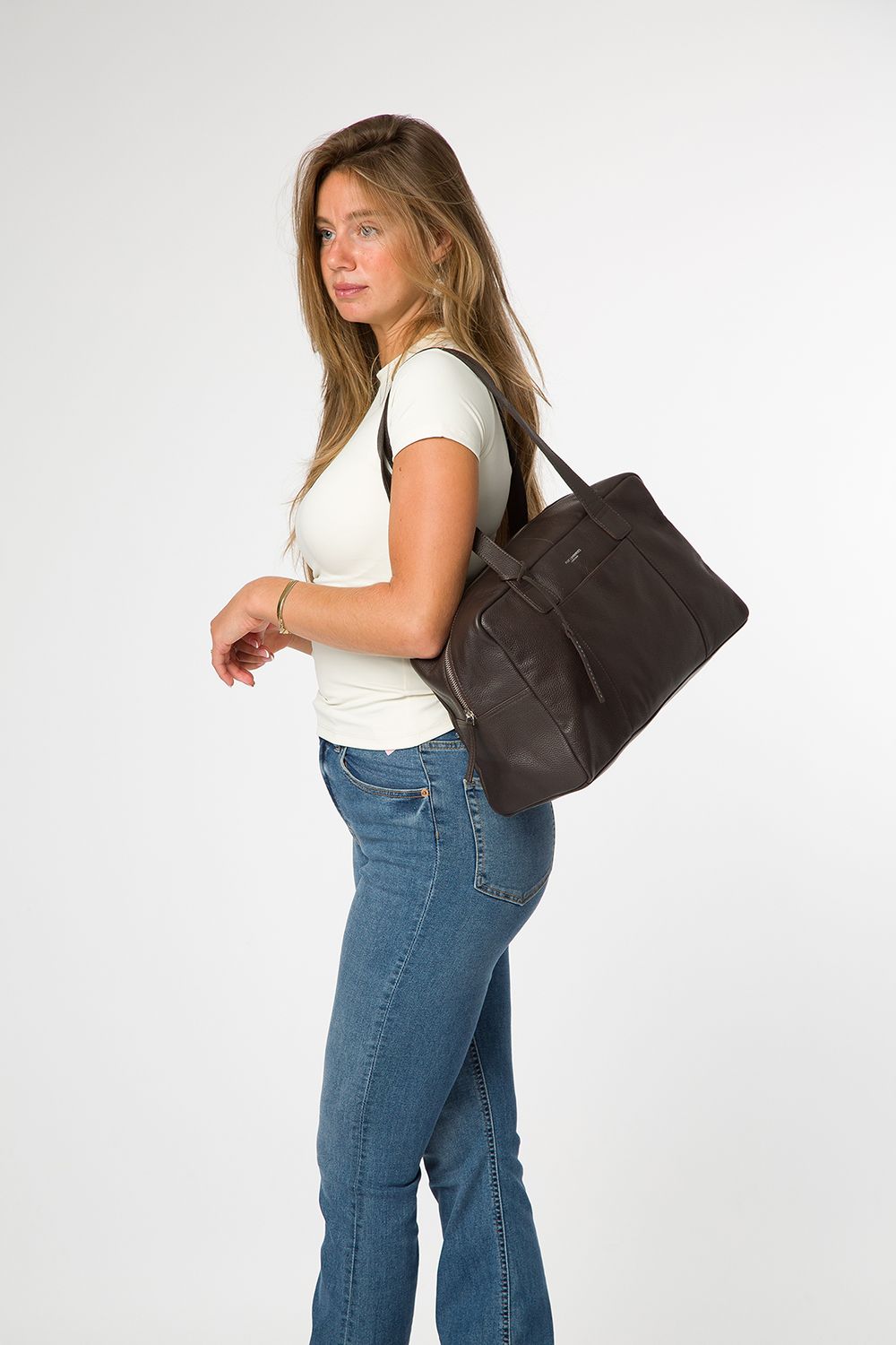 Pure Luxuries London Airgo' Women's Leather Cabin Bag
