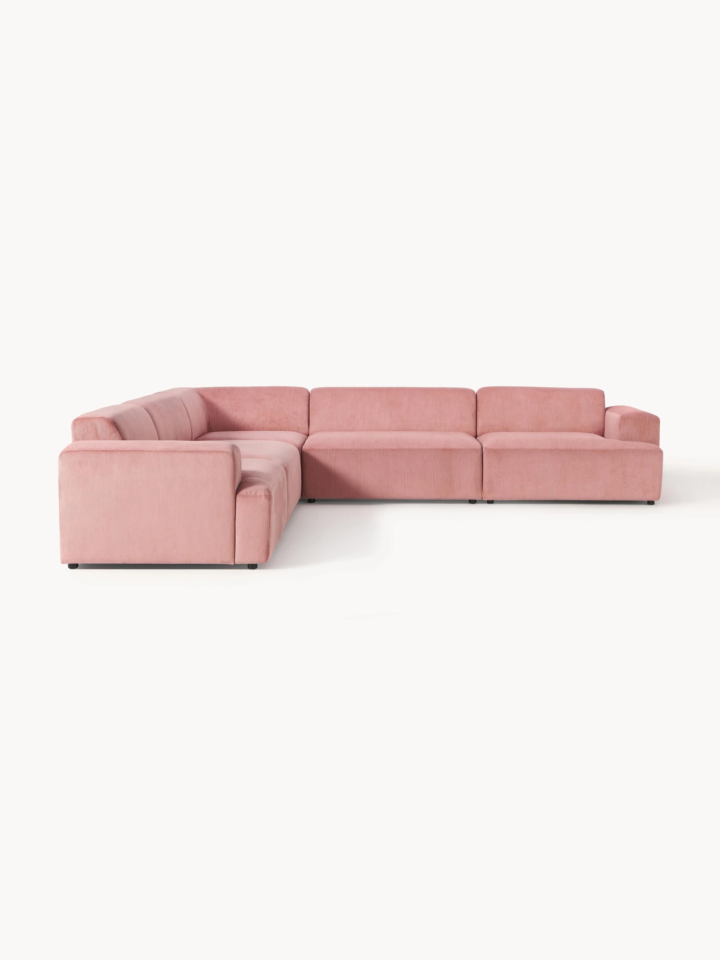 Cord-Ecksofa Melva (4-Sitzer)