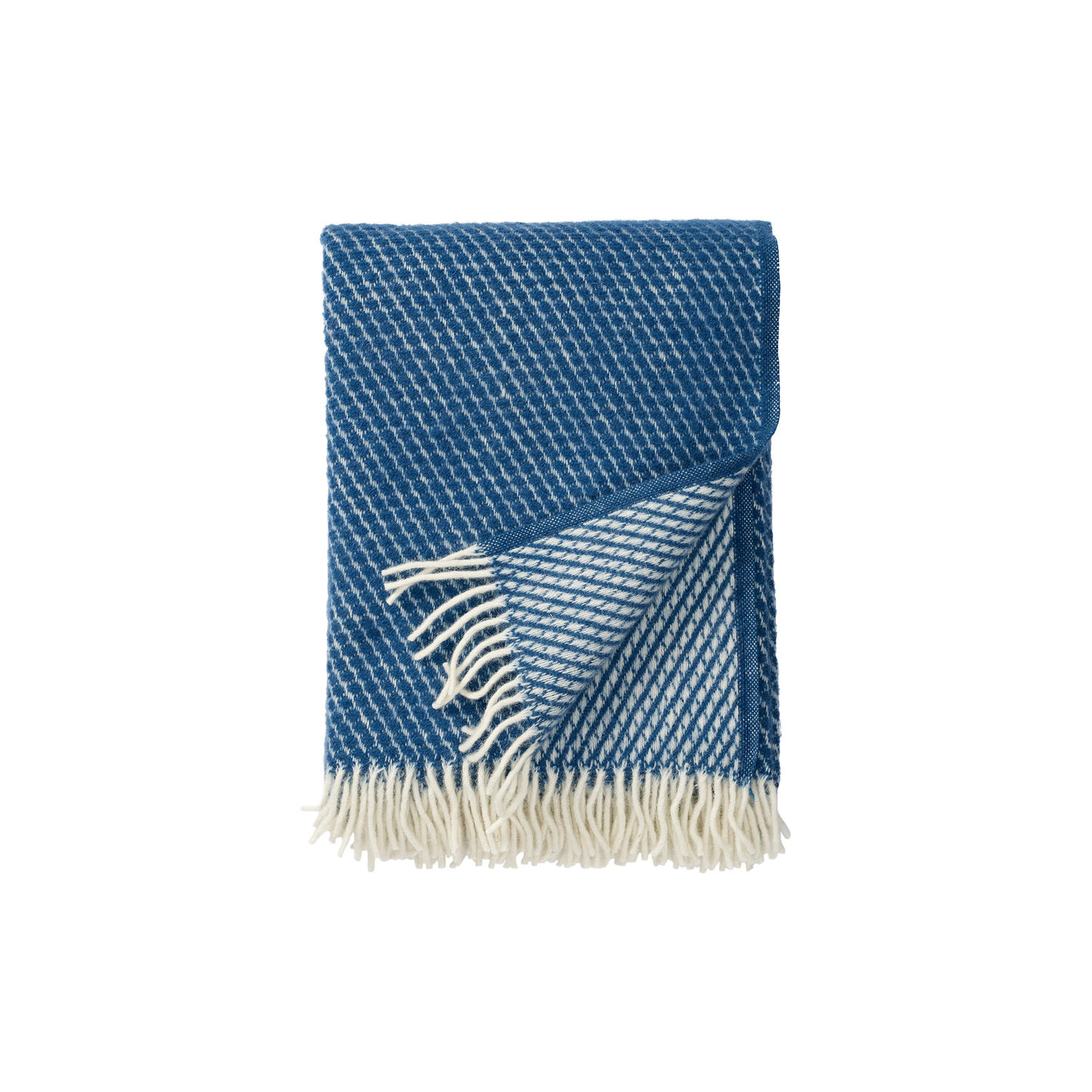 Velvet uld plaid, petrol