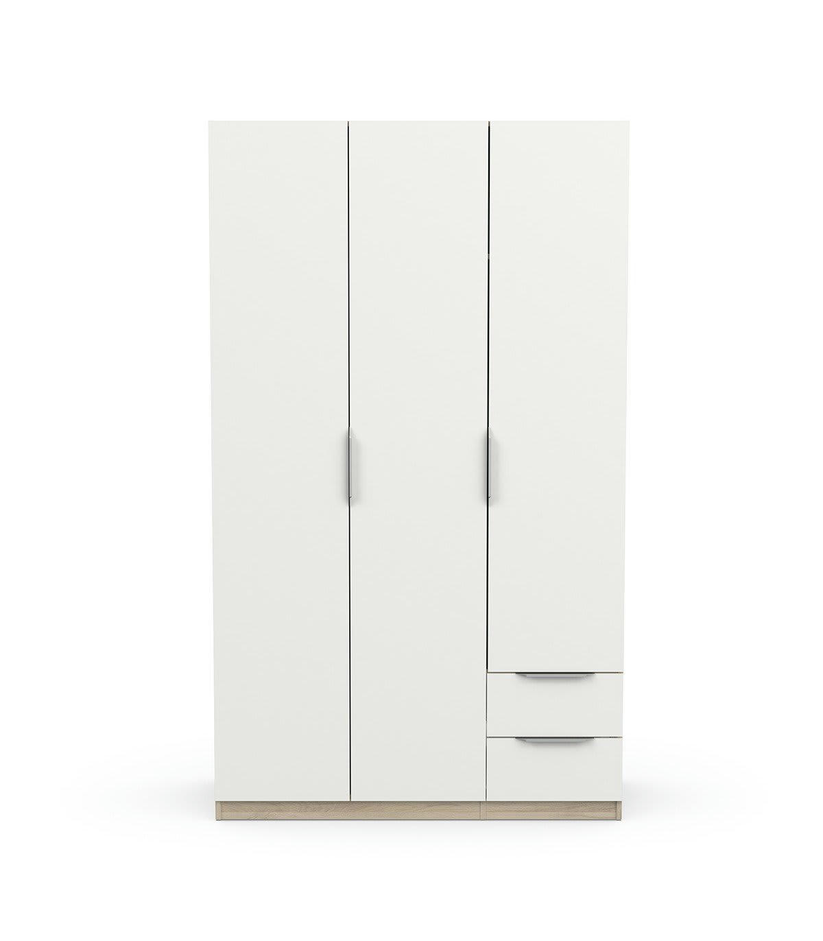 GHOST - Armoire 3 portes et 2 tiroirs - L119,4 cm