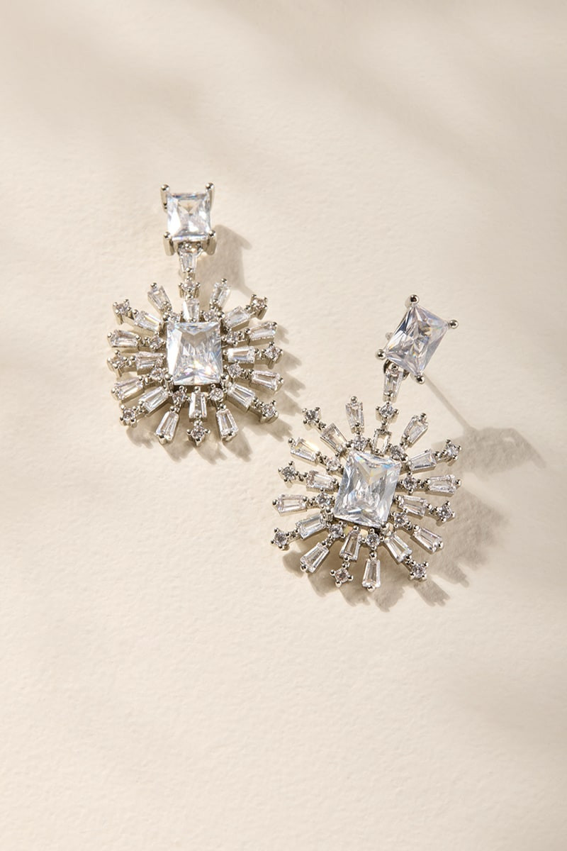 Bianca Sunburst Drop Earrings