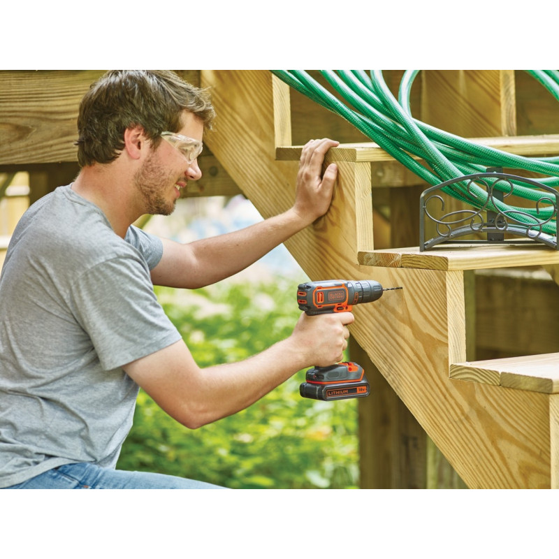 Perceuse visseuse sur batterie BDCDC18B-QW 18 V BLACK DECKER